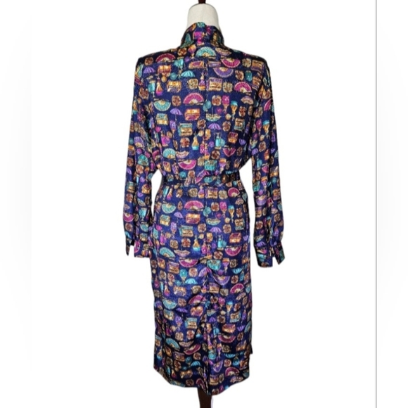 Vintage Petites by Willi Midi Dress Size 16P - Picture 8 of 11